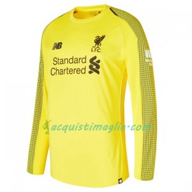 Divisa di Calcio Liverpool Portiere Prima 2018/2019 Manica Lunga